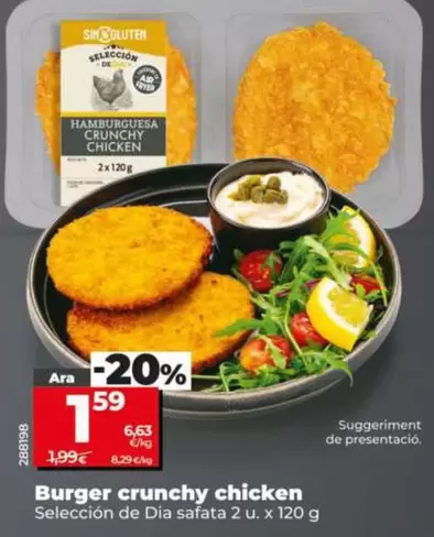 Seleccion De Dia - Burger Crunchy Chicken