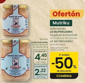 La Mutrikuarra - Bonito Del Norte Al Natural 