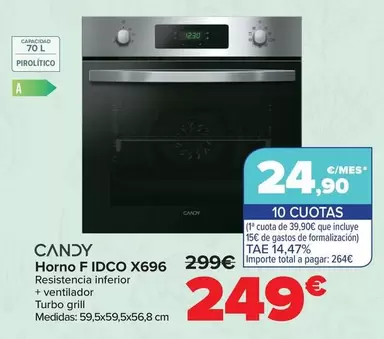 Candy - Horno F IDCO X696