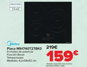 Midea - Placa MIH740T278K0