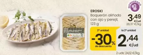 Eroski - Boquerón Alinado Con Ojo Y Perejil