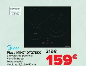 Midea - Placa MIH740T278K0
