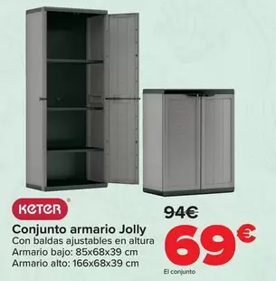 Keter - Conjunto Armario Jolly