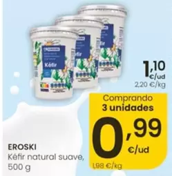 Eroski - Kéfir Natural Suave