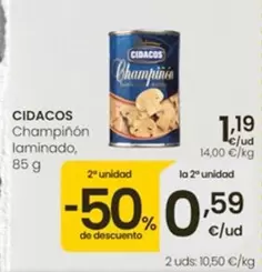 Cidacos - Champinon Laminado