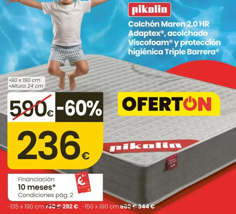 Pikolin - 90 X 190 Cm Altura 24 Cm