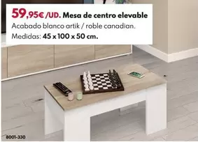 Mesa De Centro Elevable