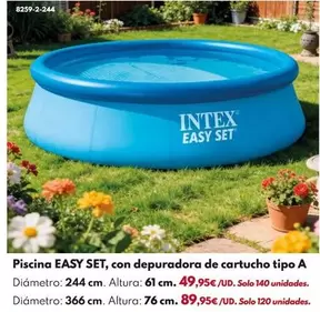 Intex - PISCINA EASY SET CON DEPURADORA - 366X76CM