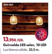 Guirnalda Led Solar, 10 Led
