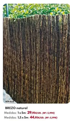 CERCADO BREZO 1CM - 1X5M
