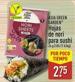 Asia Green Garden - Hojas De Nori Para Sushi