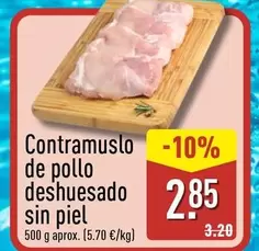 Contramuslo De Pollo Deshuesado Sin Piel