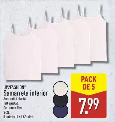 Up2 Fashion - Samarreta Interior