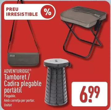 Adventuridge - Tamboret Plegable Portatil