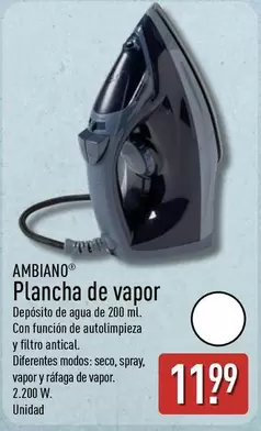 Ambiano - Plancha De Vapor