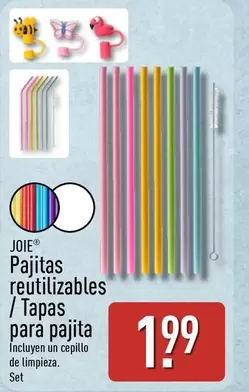Joie - Pajitas Reutilizables / Tapas Para Pajita