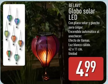 Belavi - Globo Solar LED