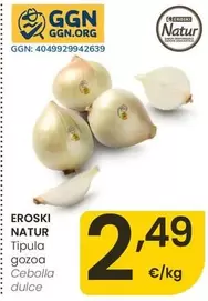 Eroski Natur - Cebolla Dulce