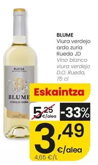 Blume - Vino Blanco Viura Verdejo D.o. Rueda