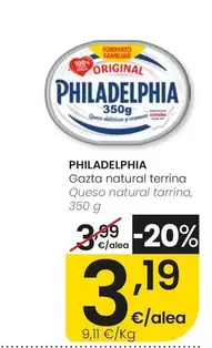 Philadelphia - Queso Natural Tarrina