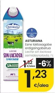 Asturiana - Leche Sin Lactosa Semidesnatada