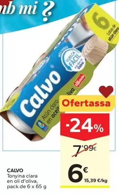 Calvo - Tonyina Clara En Oli D'oliva