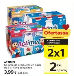 Actimel - Gamma De Productes En Pack