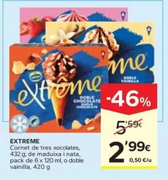 Nestlé - Extreme Cornet De Tres Xocolates