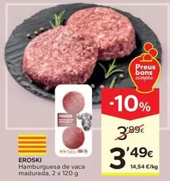 Eroski - Hamburguesa De Vaca Madurada