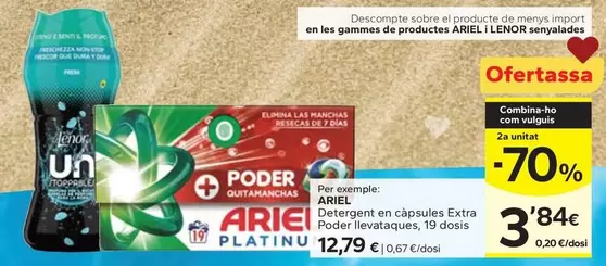 Ariel - Detergent En Capsules Extra Poder Llevataques