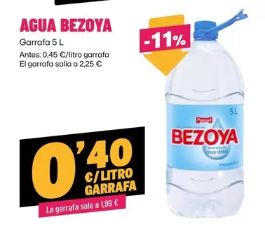 Bezoya - Agua