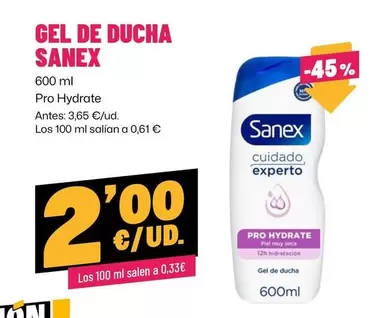 Sanex - Gel De Ducha