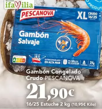 Pescanova - Gambon Congelado Crudo
