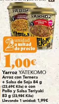 Yatekomo - Yarroz Con Ternera + Salsa De Soja