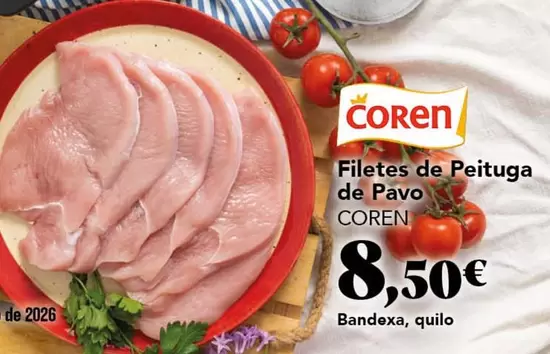 Coren - Filetes De Peituga De Pavo