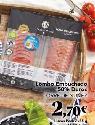 Torre De Núñez - Lombo Embuchado 50% Duroc