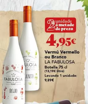 Fabulosa - Vermu Vermello Ou Branco