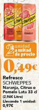 Schweppes - Refresco Naranja