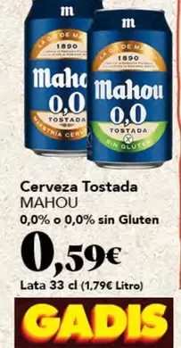 Mahou - Cerveza Tostada