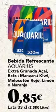 Aquarius - Bebida Refrescante Extra Granada