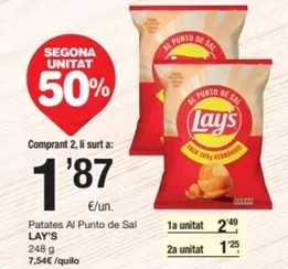 Lay's - Patates Al Punto De Sal