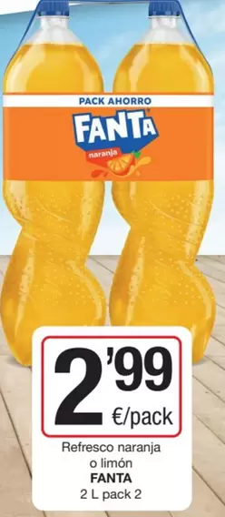 fanta - Refresco Naranja O Limon