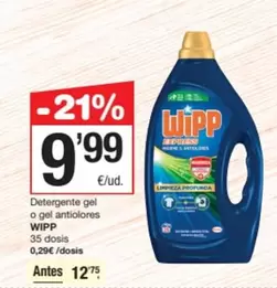 Wipp - Detergente Gel O Gel Antiolores