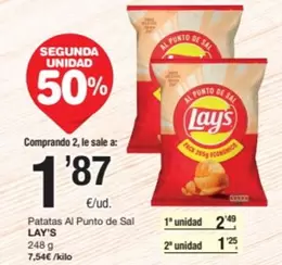 Lay's - Patatas Al Punto De Sal