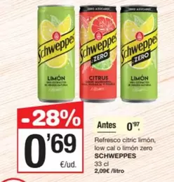 Schweppes - Refresco Citric Limon