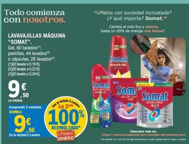 Somat - Lavavajillas Maquina