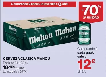 Mahou - Cerveza Clasica