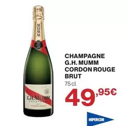 Brut - Champagne G.h. Mumm Cordon Rouge