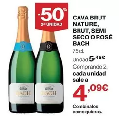 Bach - Cava Brut Nature, Brut, Semi Seco O Rosé