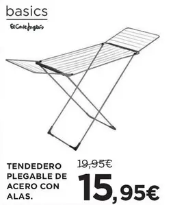 Tendedero Plegable De Acero Con Alas